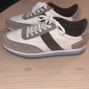 J.Crew JCrew J Crew Trainer beige brown cream neutral woman’s size  7 1/2